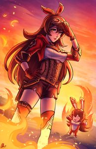 Amber - "Outrider Amber, Ready To Go!" (Large)