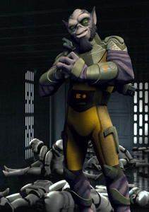 Zeb with Troopers
