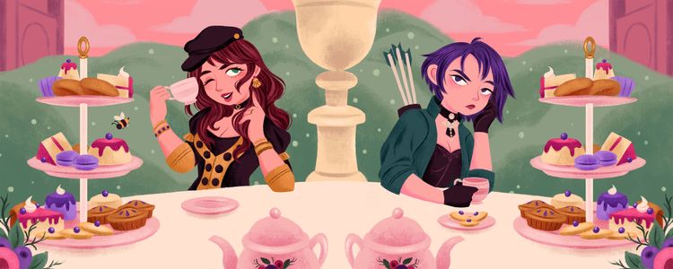 Tea Time with Dorothea and Shamir